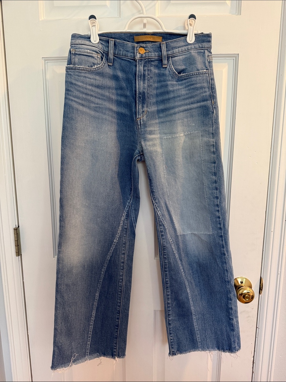 Joe's Jeans Women's Light Blue Wide-Leg Crop Jeans